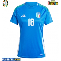Italien Nicolo Barella #18 Heimtrikot Frauen EM 2024 Kurzarm